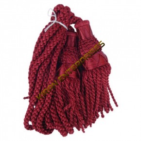 Bagpipe Cord Silk Maroon